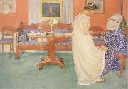 Carl Larsson The Bridesmaid oil on canvas